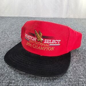 Winston Select Invitational 1996 Champion Eagle Baseball Cap Red Black Snapback‎